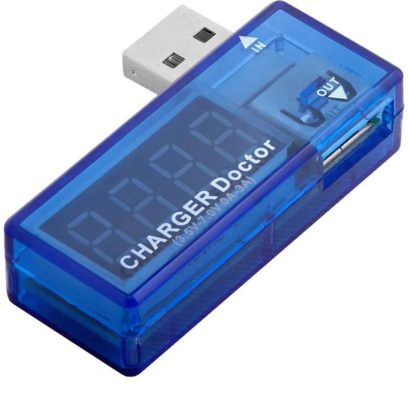 USB Charger Doctor Multimeter Charger Detector Power Consumption Meter Voltmeter Digital Voltmeter