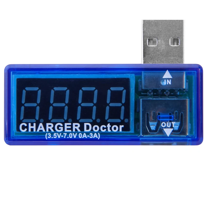 USB Charger Doctor Multimeter Charger Detector Power Consumption Meter Voltmeter Digital Voltmeter