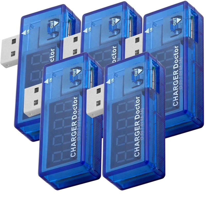 USB Charger Doctor Multimeter Charger Detector Power Consumption Meter Voltmeter Digital Voltmeter