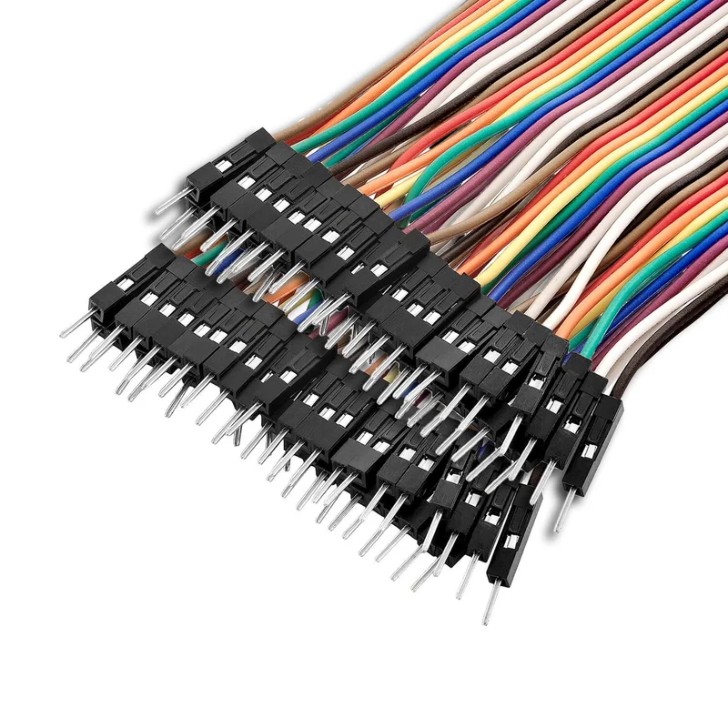 Jumper Wire cable 3 x 40 pcs. 20 cm M2M / F2M / F2F compatible with Arduino and Raspberry Pi Breadboard