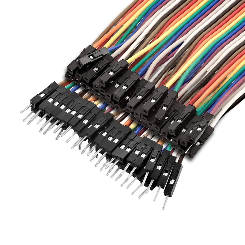 Jumper Wire cable 3 x 40 pcs. 20 cm M2M / F2M / F2F compatible with Arduino and Raspberry Pi Breadboard