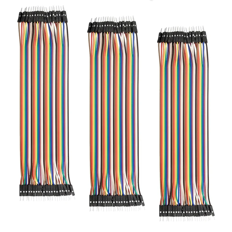 Jumper wire cable 40 pcs. 20 cm each M2M male to male compatible with Arduino and Raspberry Pi breadboard