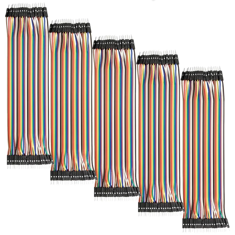 Jumper wire cable 40 pcs. 20 cm each M2M male to male compatible with Arduino and Raspberry Pi breadboard