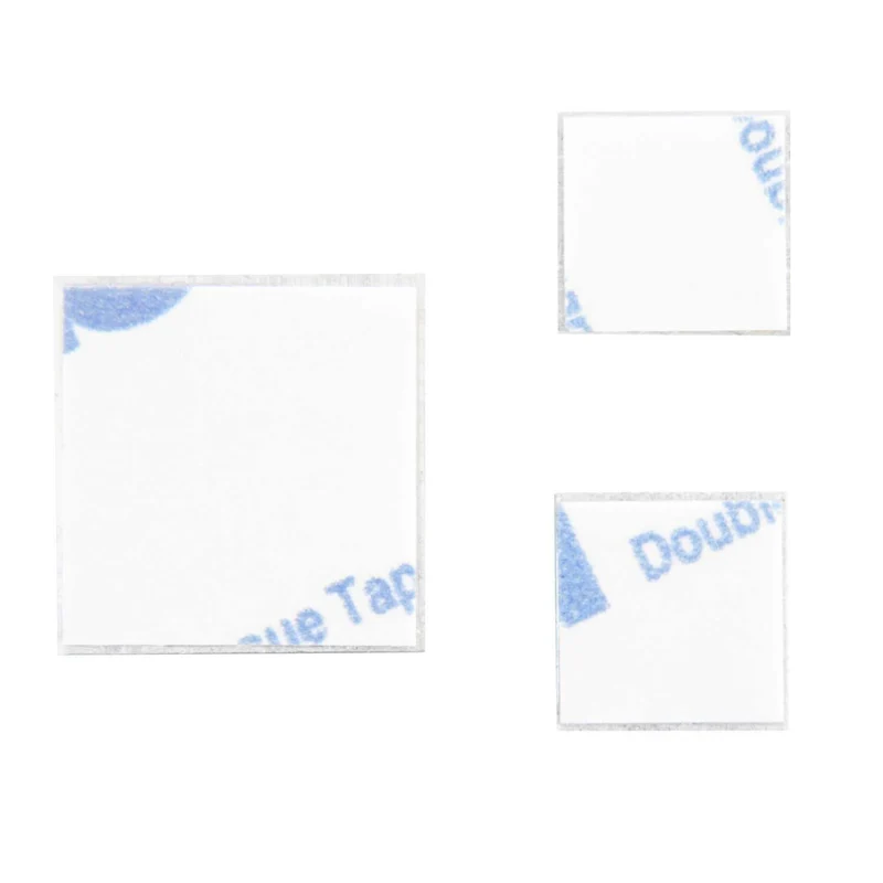 Set of 3 passive aluminum heat sinks for Raspberry Pi A + B with thermally conductive special adhesive foil