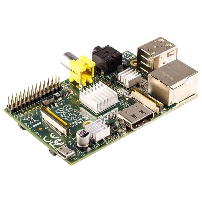 Set of 3 passive aluminum heat sinks for Raspberry Pi A + B with thermally conductive special adhesive foil