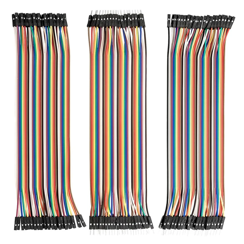 Breadboard Kit - 3x jumper Wire M2M/F2M/F2F + 3 Set MB102 BREADBORD compatible with Arduino and Raspberry Pi
