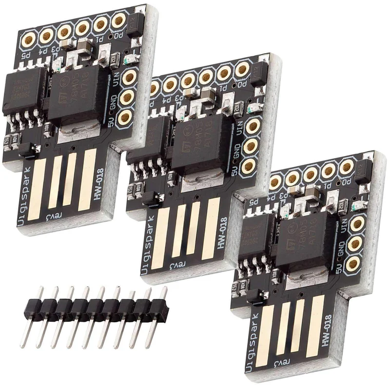 Digispark Rev.3 Kickstarter with ATTiny85 and USB compatible with Arduino