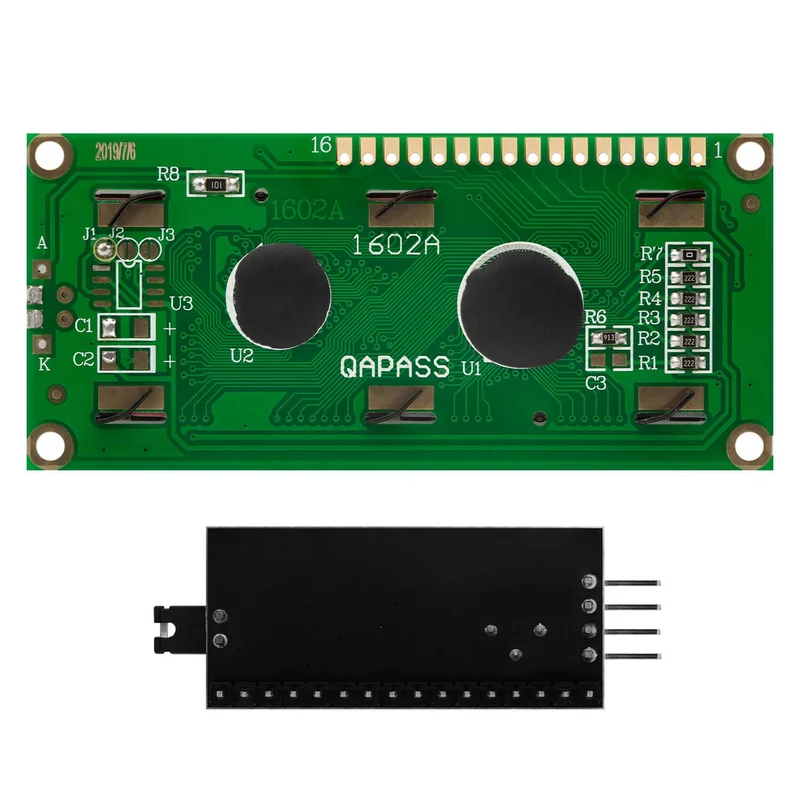 HD44780 1602 LCD module Display Bundle with I2C interface 2x16 characters compatible with Arduino and Raspberry Pi