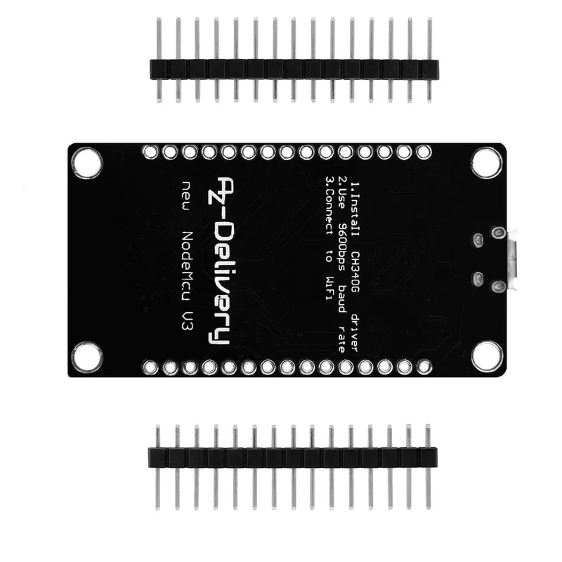 NodeMCU Lua Lolin V3 Module ESP8266 ESP-12F WIFI Development Board unsoldered