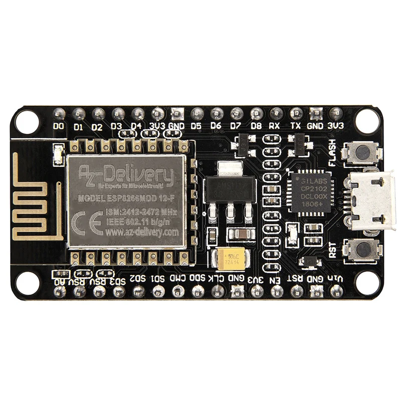 NodeMCU Lua Amica Module V2 ESP8266 ESP-12F WIFI Wifi Development Board with CP2102