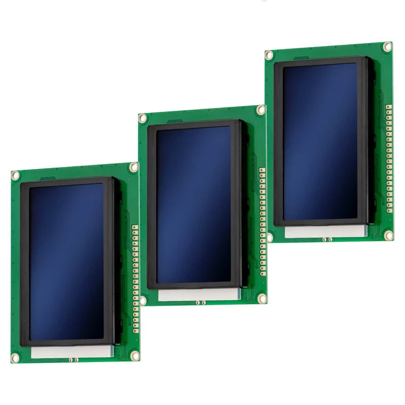 128 x 64 Pixel LCD Display 12864 Display Module Compatible with Arduino and Raspberry Pi