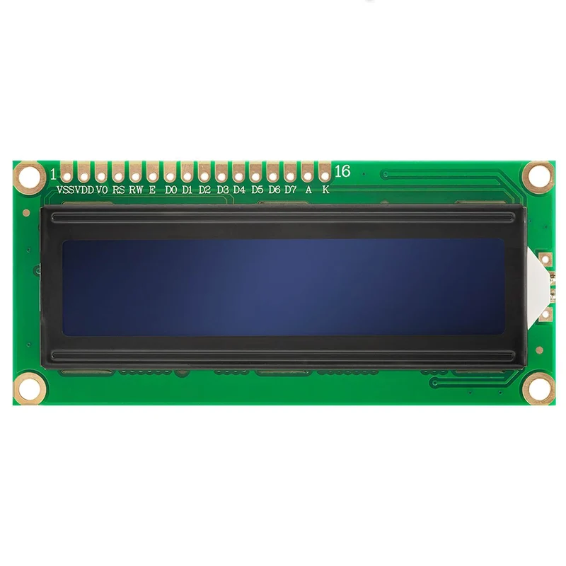 HD44780 1602 LCD module Display 2x16 characters (with blue background) Compatible with Arduino and Raspberry Pi