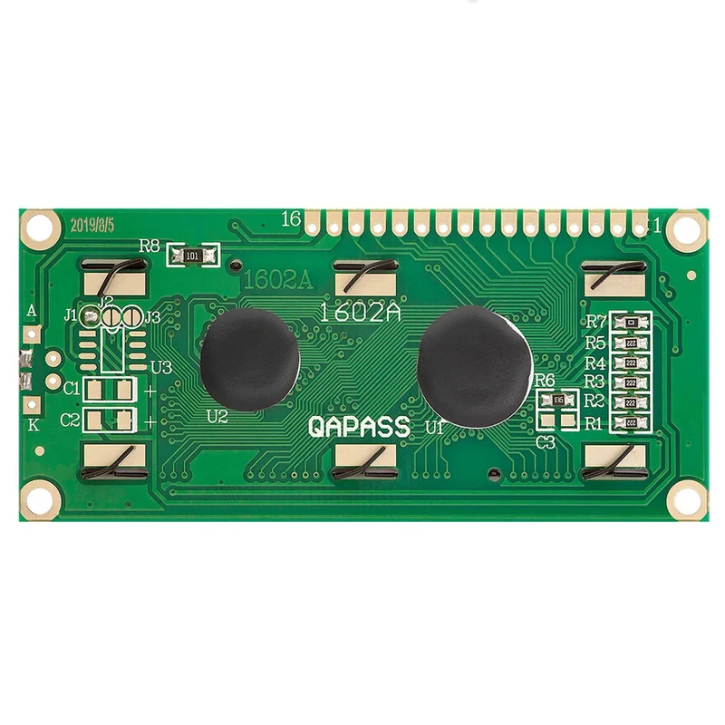 HD44780 1602 LCD module Display 2x16 characters (with blue background) Compatible with Arduino and Raspberry Pi