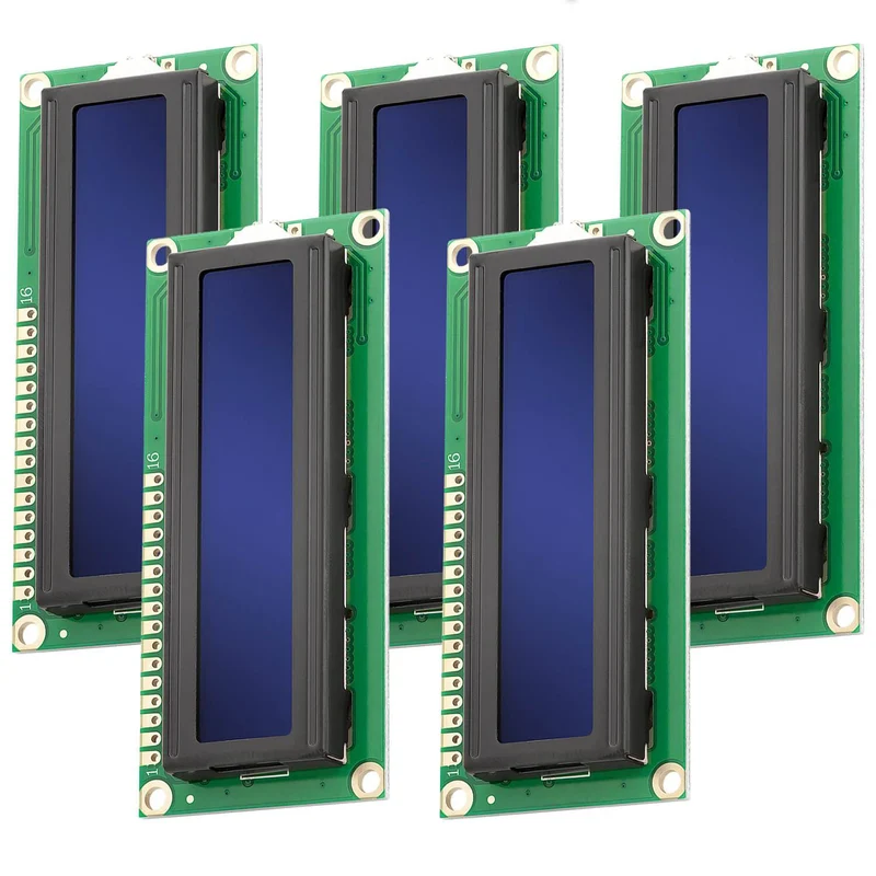 HD44780 1602 LCD module Display 2x16 characters (with blue background) Compatible with Arduino and Raspberry Pi