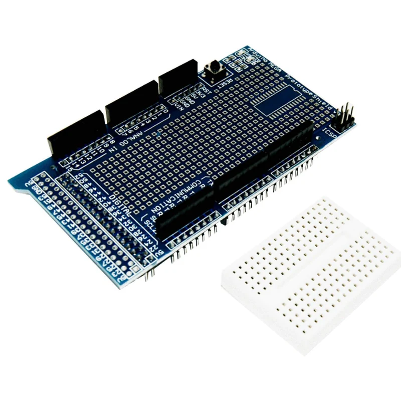 Prototyping Prototype Shield with Mini Breadboard for Mega 2560 R3