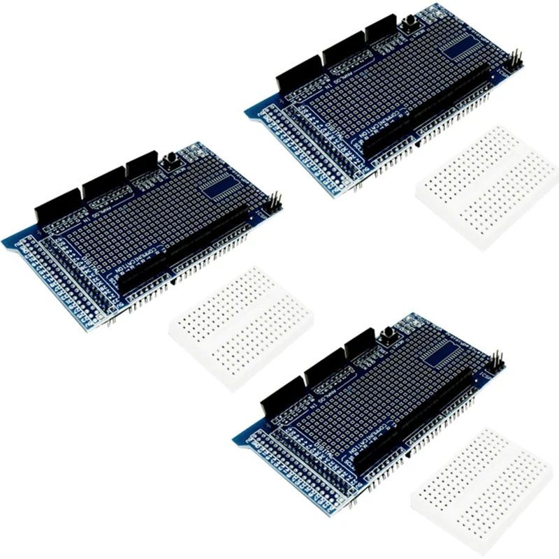 Prototyping Prototype Shield with Mini Breadboard for Mega 2560 R3