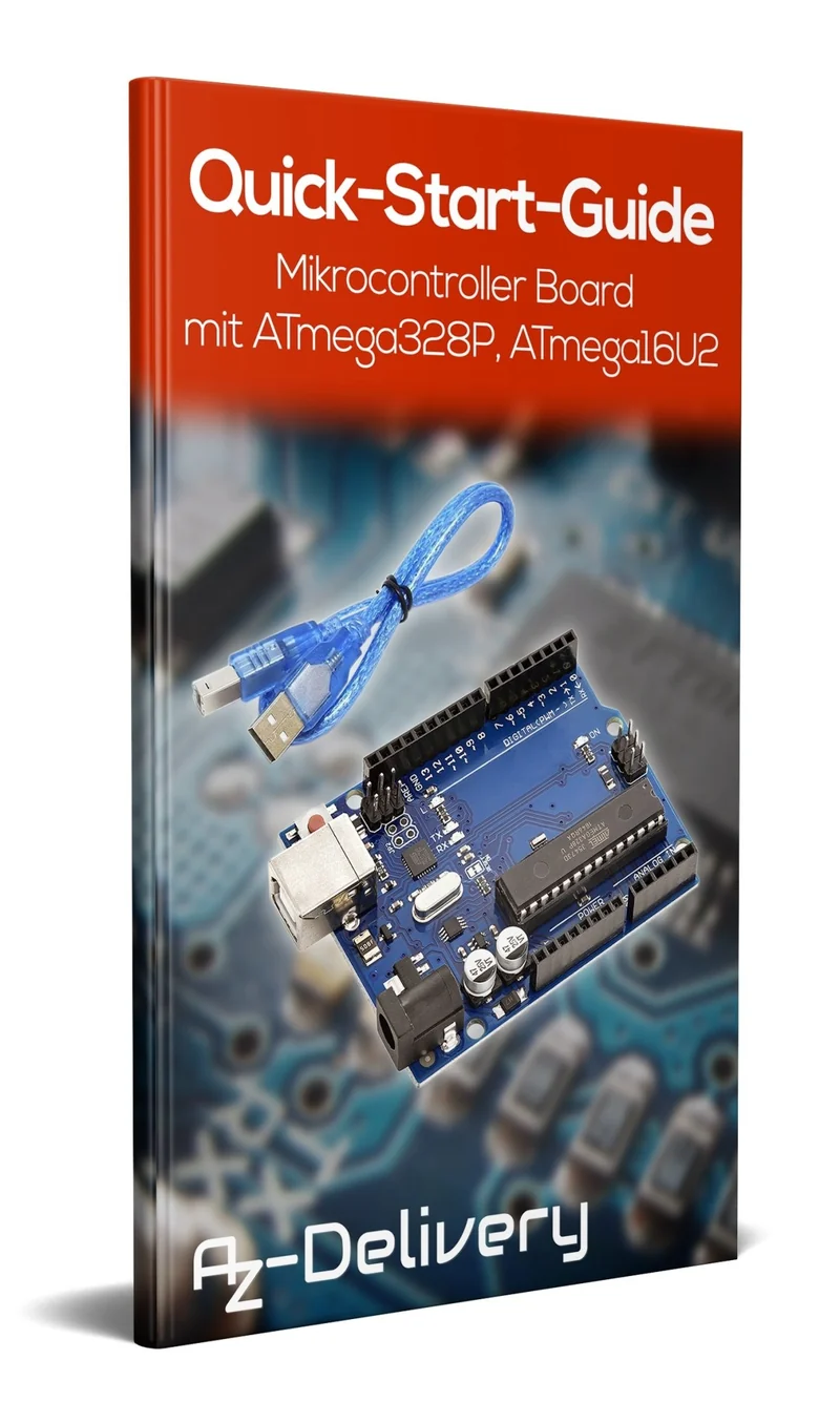AZ-ATmega328DIP Board Microcontroller Board ATmega16U2 8-bit Development Board
