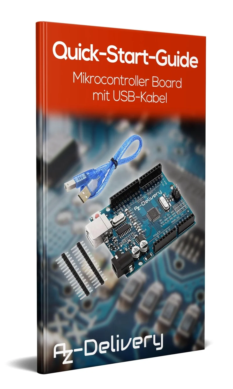 Microcontroller board AZ-ATmega328 board with USB cable