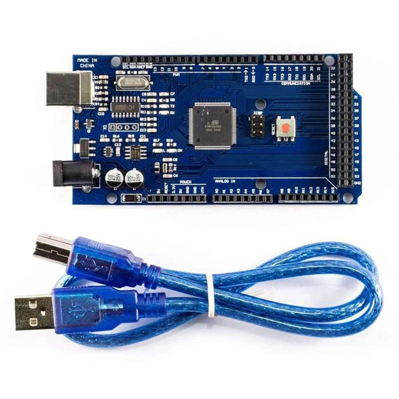 AZ-MEGA2560 board with ATmega2560 with USB cable