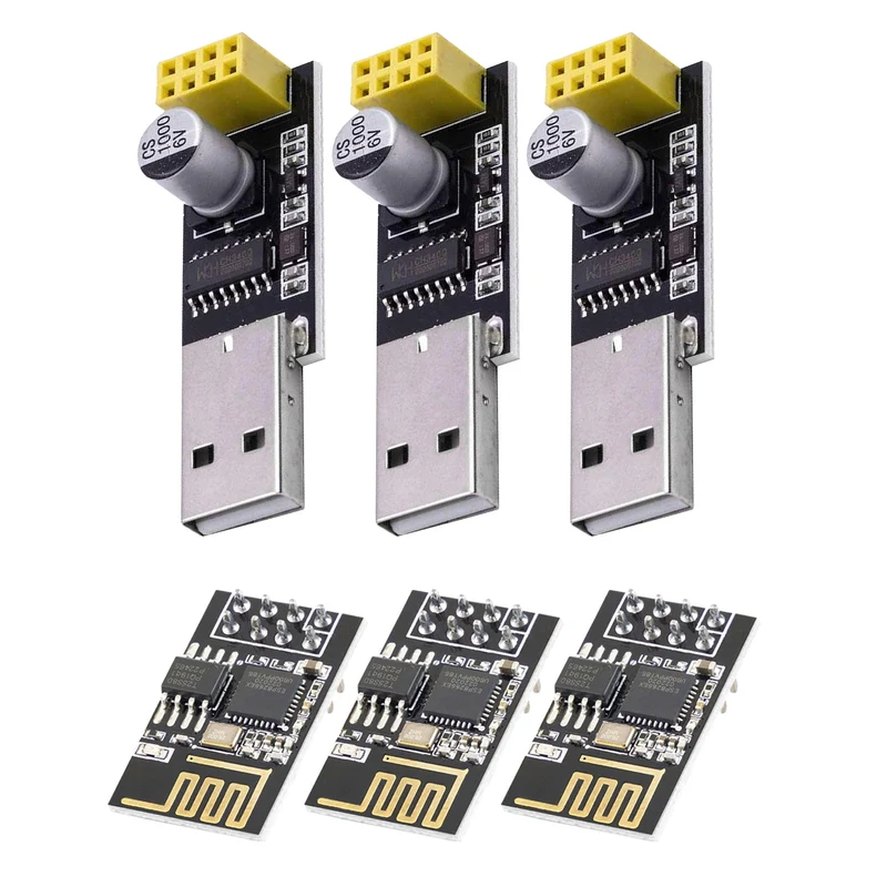 ESP8266 ESP-01S with USB adapter Wlan WiFi module