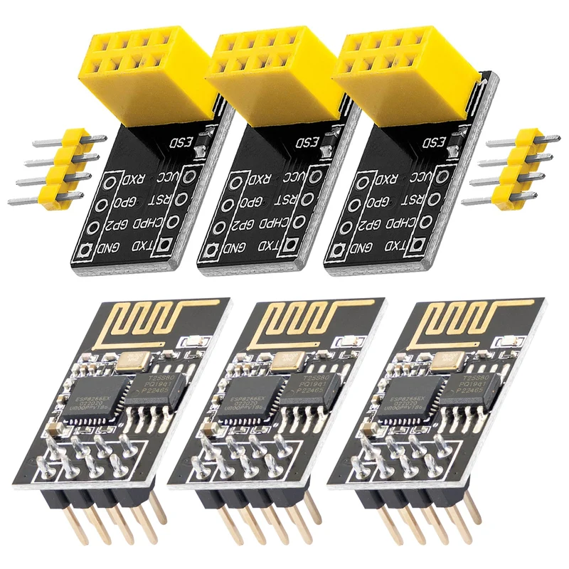 ESP8266 01S esp-01S Wlan WiFi module with breadboard adapter