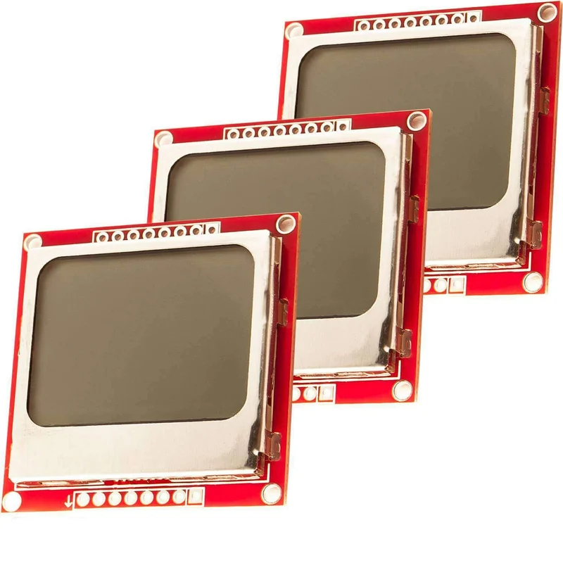 84 x 48 Pixel LCD display module with backlight for Nokia 5110 and Joystick PS2 Gamepad