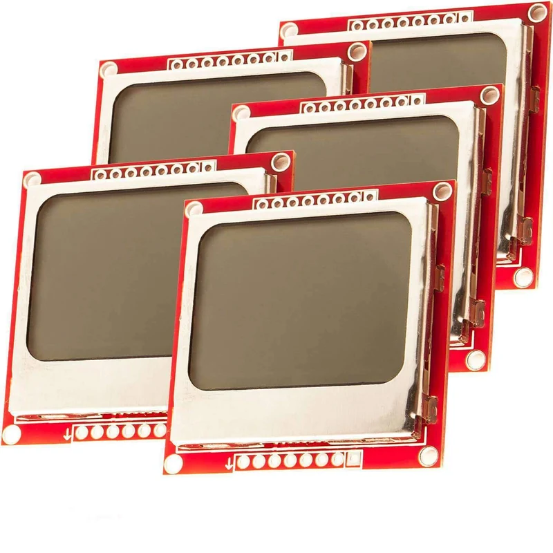 84 x 48 Pixel LCD display module with backlight for Nokia 5110 and Joystick PS2 Gamepad