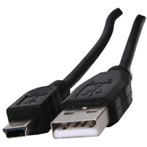 World of Data 2 m USB 5 pin mini cavo ad alta velocità – 2.0 – nero – per...