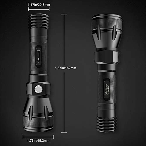 Kriogor Torcia Subacquea Impermeabile Super Luminoso XM-L2 LED A-1200 Lumen