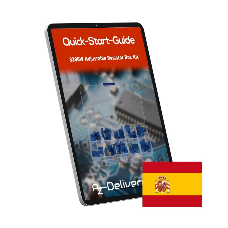 3296W Trimmer Potentiometer Set – 12 Werte, 60 Stück (500Ω bis 1MΩ) – Hochpräzise Lineare Potentiometer für Elektronikprojekte – Enthält 1K, 10K, 100K Ohm und mehr
