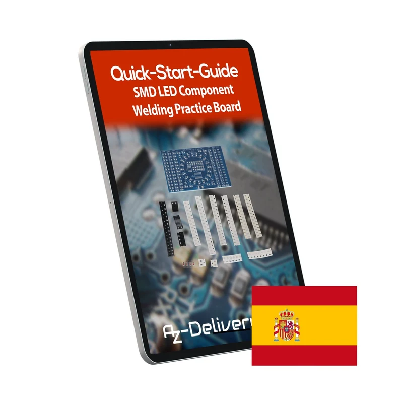 NE555 SMD Löten Übungsplatine DIY Kit - LED Modul zum Löten Lernen, Set mit Lötbausatz - Elektronisches Soldering Kit für Lötübungen