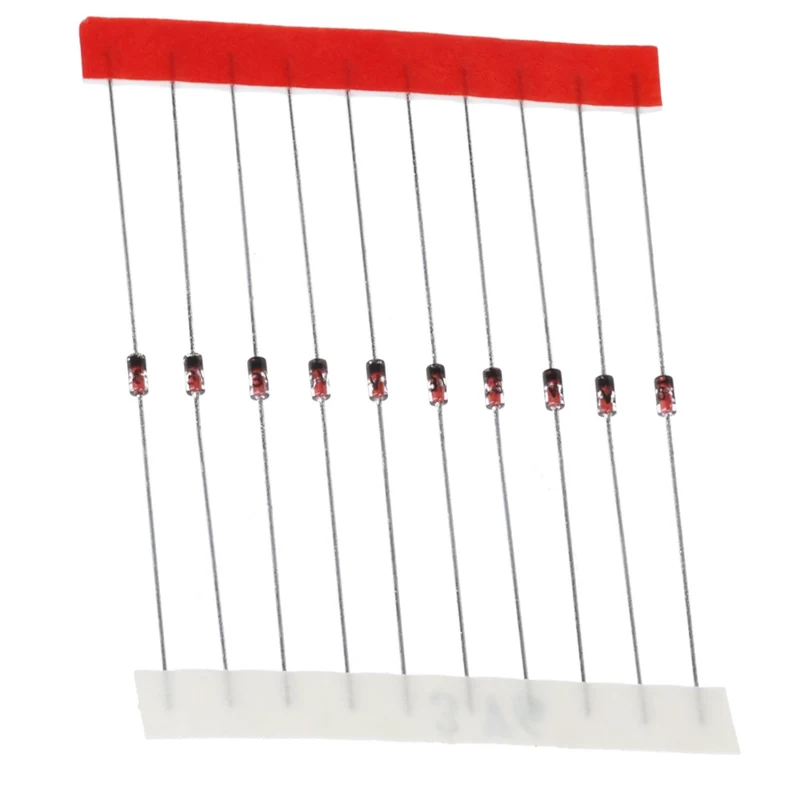 300 teiliges Zener Dioden Set - 30 Werte 0.5W Zener Dioden Sortiment mit 2V bis 39V - Sperrdioden für Spannungsregelung und Überspannungsschutz