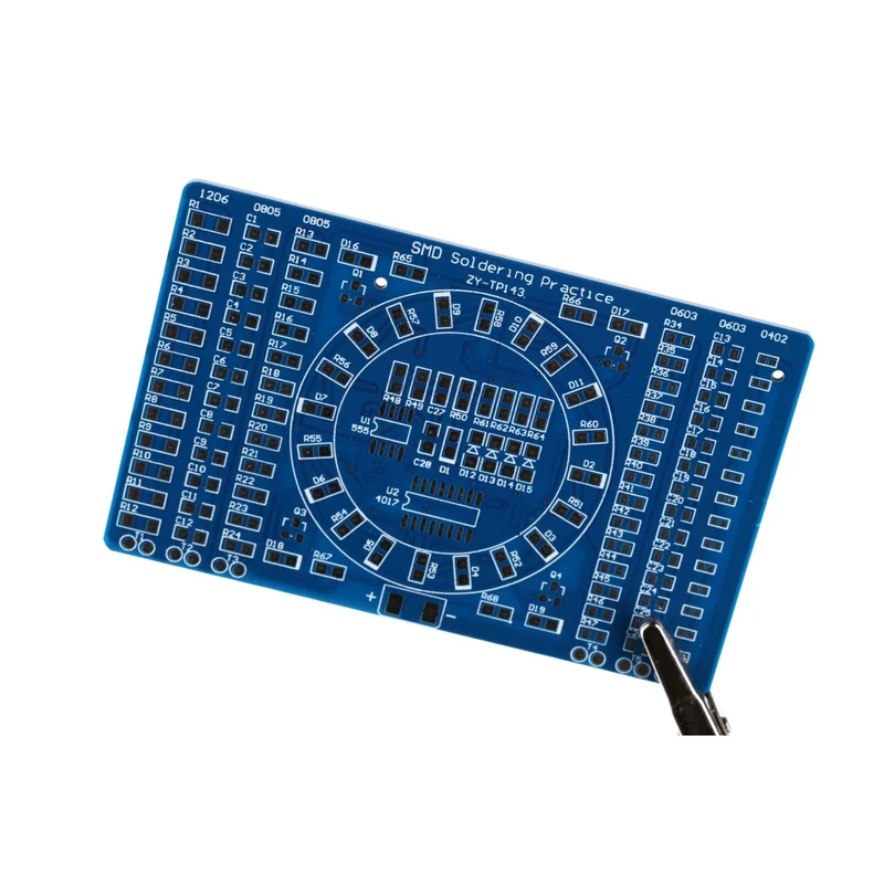 NE555 SMD Löten Übungsplatine DIY Kit - LED Modul zum Löten Lernen, Set mit Lötbausatz - Elektronisches Soldering Kit für Lötübungen