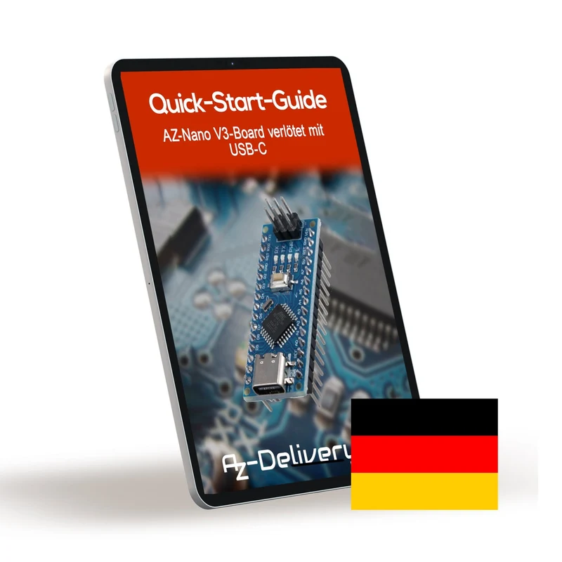 AZ-Nano V3-Board mit USB-C Anschluss mit Atmega328 CH340 fertig verlötete, verbesserte Version