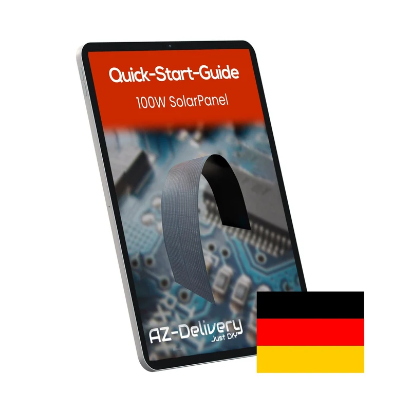 100W ETFE Flexibles Solarpanel – Monokristallines Solarmodul, Leicht & Robust, PV-Modul mit MC4-Stecker, Ideal für Wohnmobil, Boot, Dach, Balkon, Camping & Netzunabhängige Anwendungen