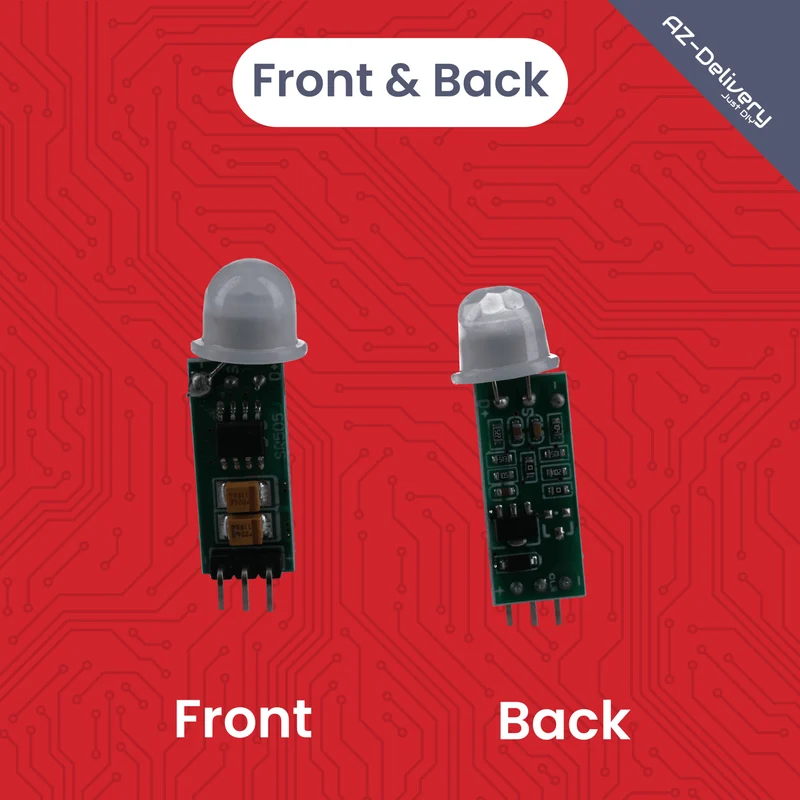 SR505 Mini PIR Motion Sensor 4.5–20V – Infrared IR Sensor Module for Arduino, 100° Detection, 4m Range, Compact Motion Detector, HC-SR501 Alternative