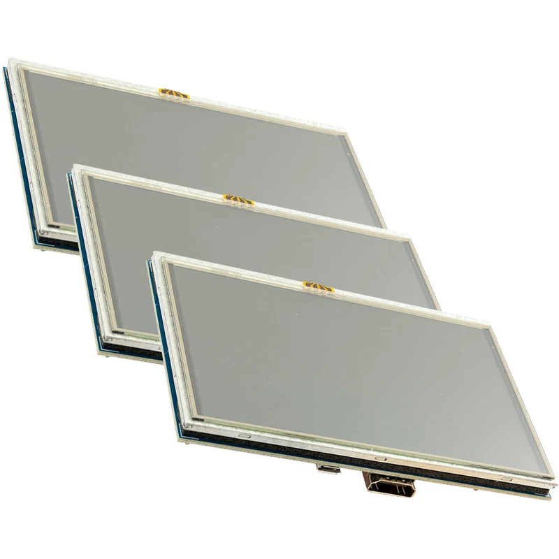 5-Zoll TFT LCD Touchscreen HDMI Monitor kompatibel mit Raspberry Pi 4B, 3B+, 3B, 2B+, BB Black, Banana Pi, Jetson Nano, Windows 10/8/7-800x480 Auflösung Display