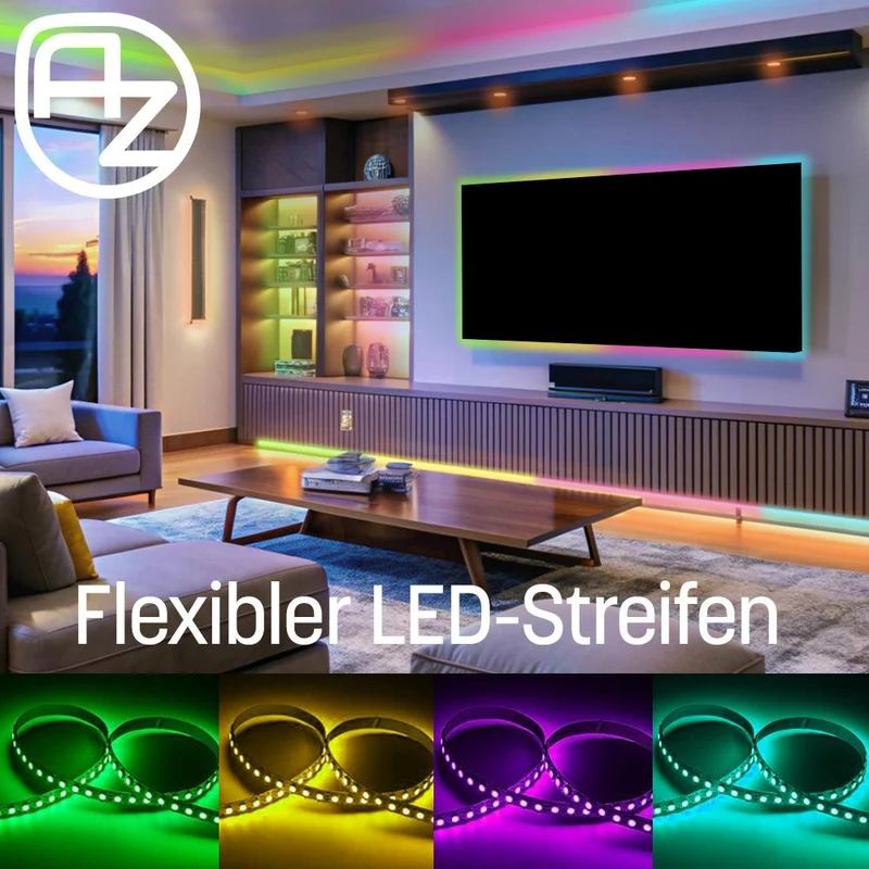 WS2812B 60 LEDs/m 60 pixels/m LED Strip RGB addressable LED strip with 5050 SMD LEDs IP66 White Waterproof Dustproof