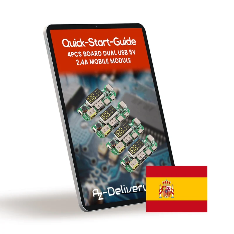 4pcs 18650-Board Dual USB 5V 2.4A Mobilmodul 18650-Lithium-Batterie-Ladegerät-Board mit Überladungs- und Kurzschlussschutz DIY USB-Board