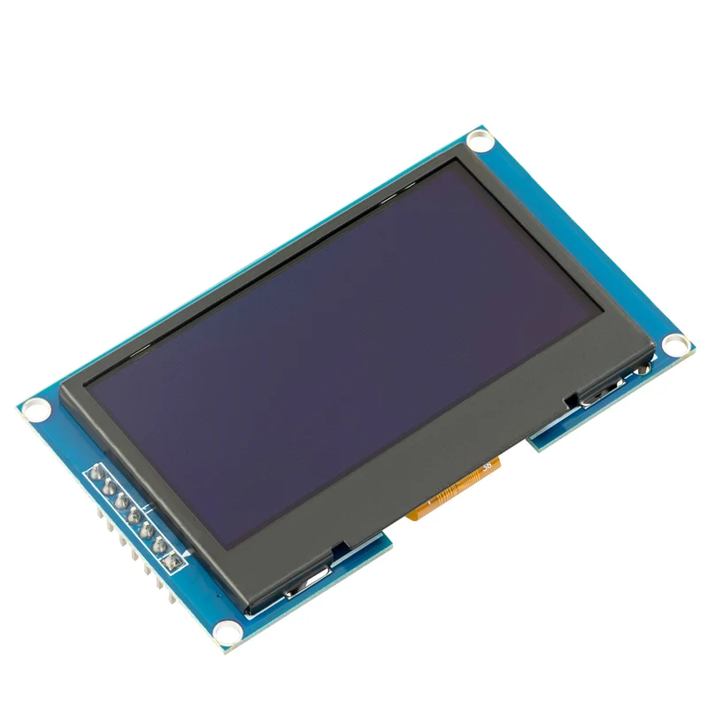 2.42" 128X64 OLED display module SPI - 2.42 inch OLED screen compatible with Arduino UNO R3 - White font OLED