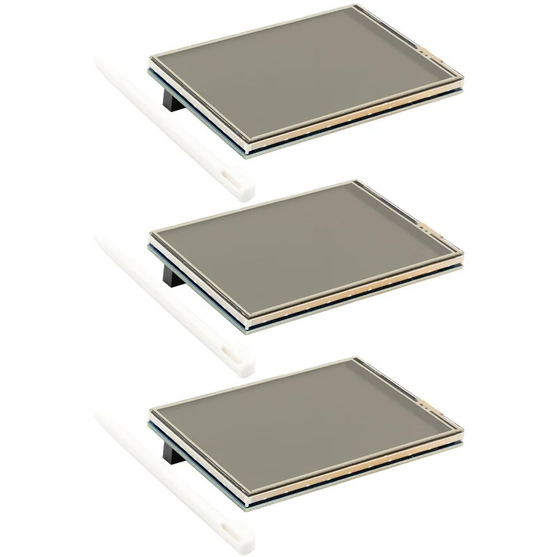 RPi Touch Display HAT 3.5" - Display with 480x320 resolution touch monitor, resistive touchscreen, compatible with Raspberry Pi 3B+, 3B, 4 and RPi 5