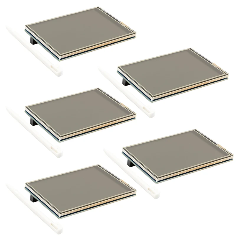 RPi Touch Display HAT 3.5" - Display with 480x320 resolution touch monitor, resistive touchscreen, compatible with Raspberry Pi 3B+, 3B, 4 and RPi 5