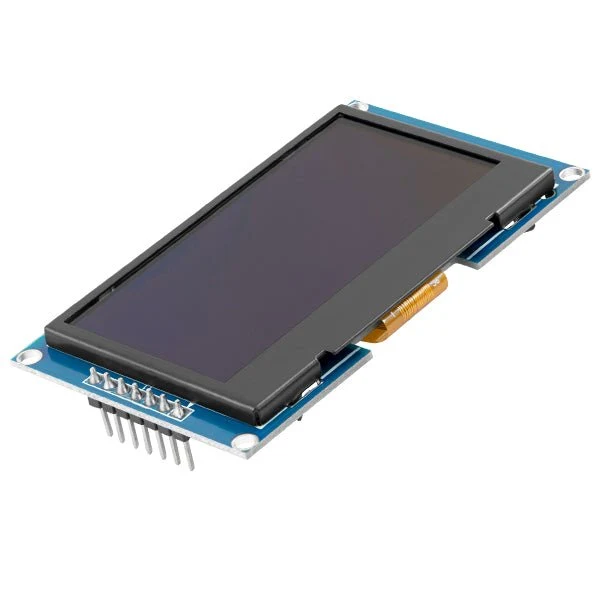 2,42" 128X64-OLED-Anzeigemodul SPI - 2.42 Zoll OLED Bildschirm kompatibel mit Arduino UNO R3 - Grüne Schrift OLED