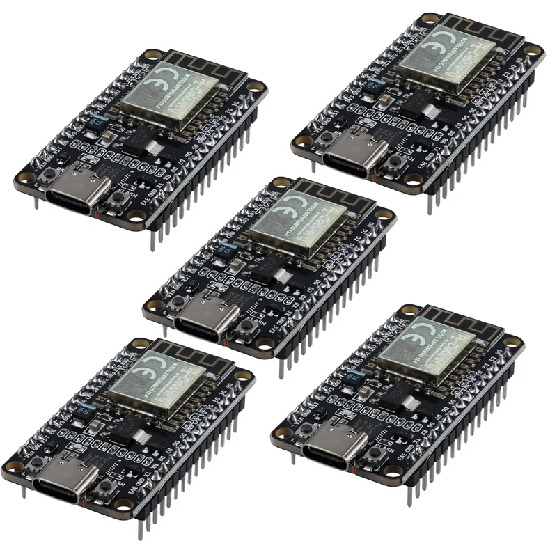 NodeMCU Amica Modul V2 ESP8266 ESP-12F WiFi mit USB-C Anschluss - Node MCU ESP 8266 WiFi Development Board mit CP2102 kompatibel mit Arduino