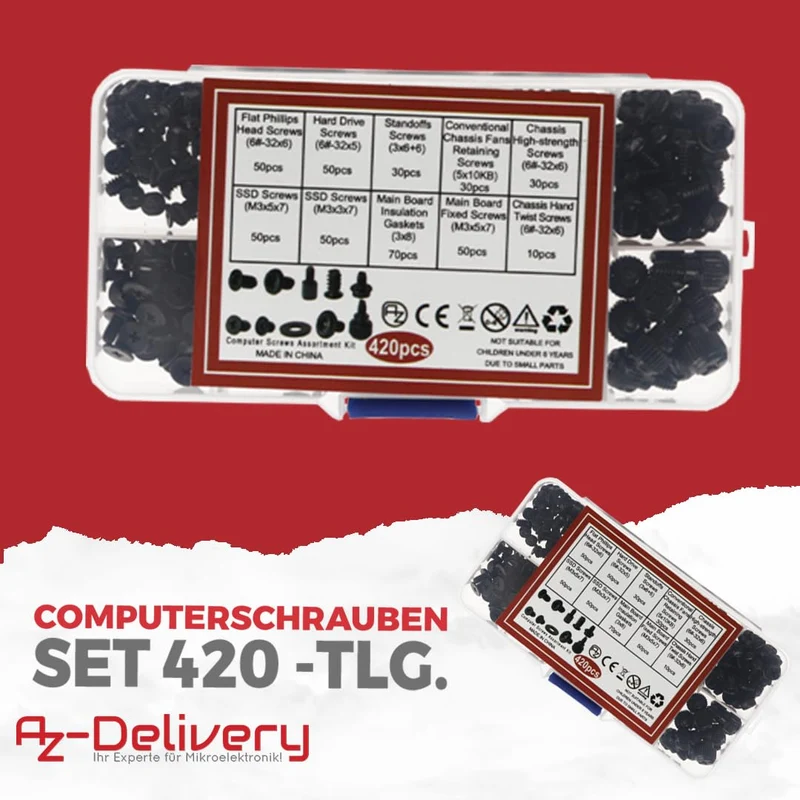 420 pcs PC screw set - Comprehensive computer screw set