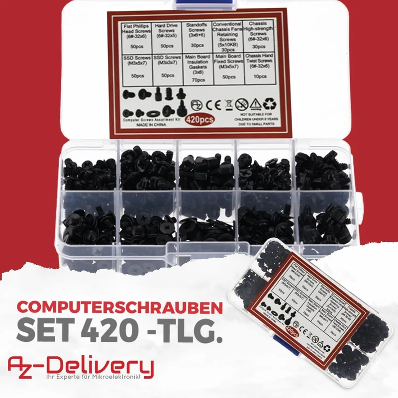 420 pcs PC screw set - Comprehensive computer screw set