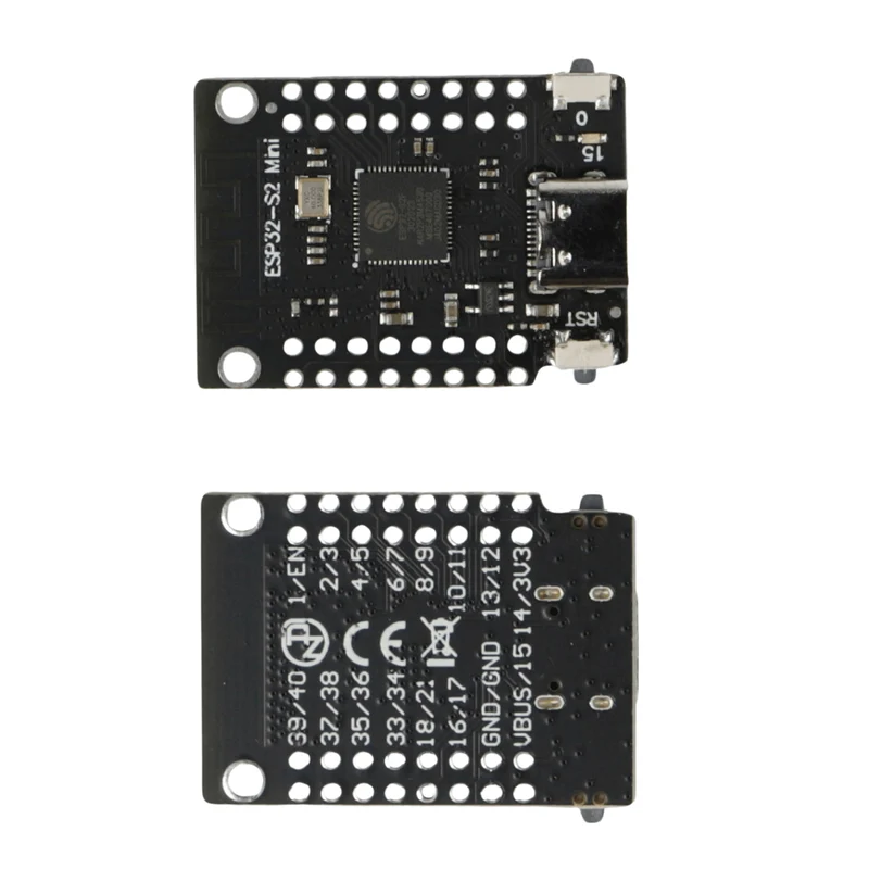 ESp32 S2 Mini with ESP32-S2FN4R2 WIFI IC and USB Type-C compatible with Micropython and Arduino, unsoldered