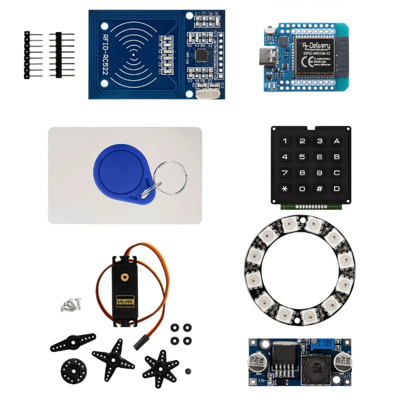 Door lock IOT safe project with video tutorial