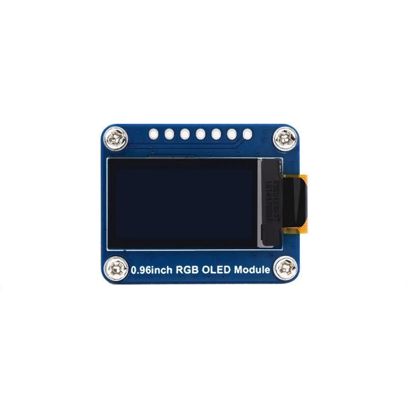 Waveshare - 0.96" RGB OLED display module compatible with Arduino and Raspberry Pi