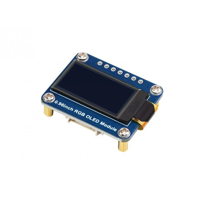 Waveshare - 0.96" RGB OLED display module compatible with Arduino and Raspberry Pi